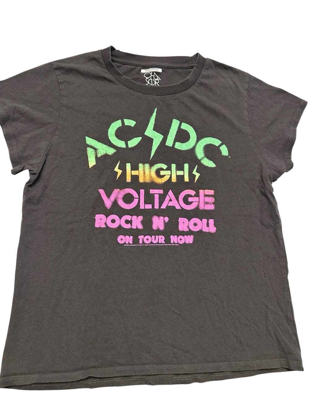 Chaser AC/DC High Voltage Rock N Roll Graphic Band Tee M